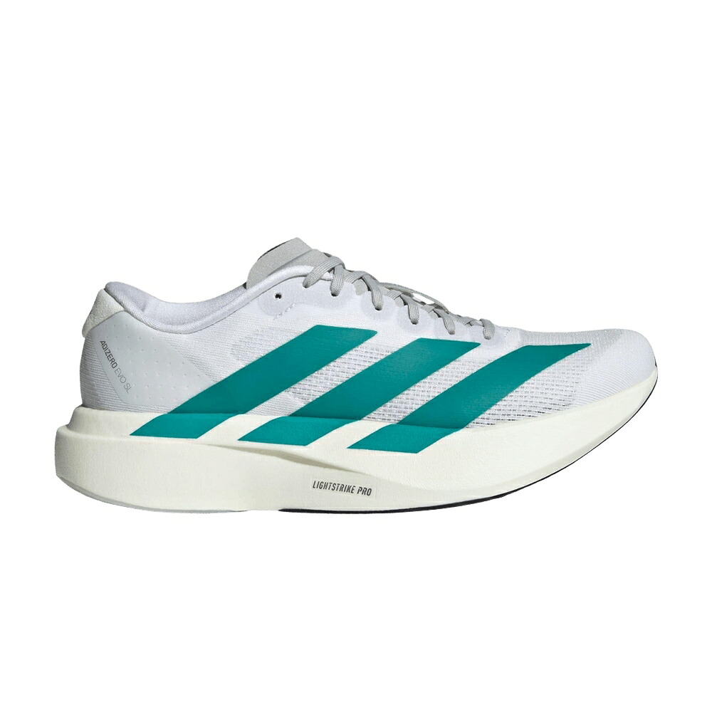 アディダス アディゼロ 純一無雑 白いこと 白いこと 薄墨色 薄墨色 \u0027WHITE TEAL\u0027 スニーカー レディース ADIDAS WMNS ADIZERO EVO SL PURE / CLOUD WHITE PURE TEAL GREY TWO スニーカー-靴-レディース靴