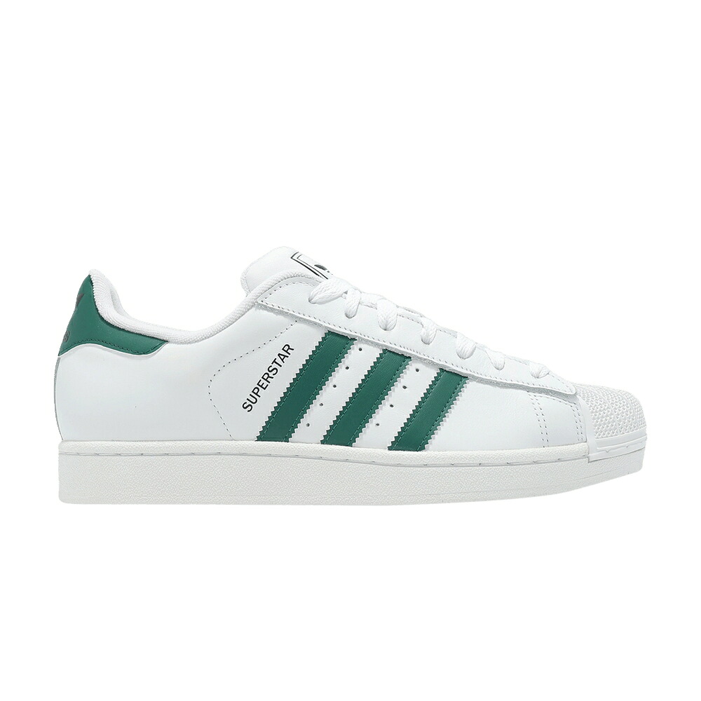 アディダス スーパースター 白色 ホワイト 緑 グリーン 'WHITE GREEN' スニーカー メンズ ADIDAS SUPERSTAR 2 COLLEGIATE / CLOUD WHITE COLLEGIATE GREEN