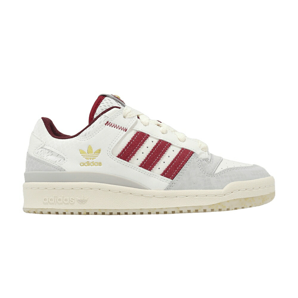 アディダス フォーラム 白色 ホワイト シャドー シャドウ 赤 レッド クリーム YEAR SNAKE スニーカー メンズ ADIDAS FORUM LOW CL OF THE / CLOUD WHITE SHADOW RED CREAM