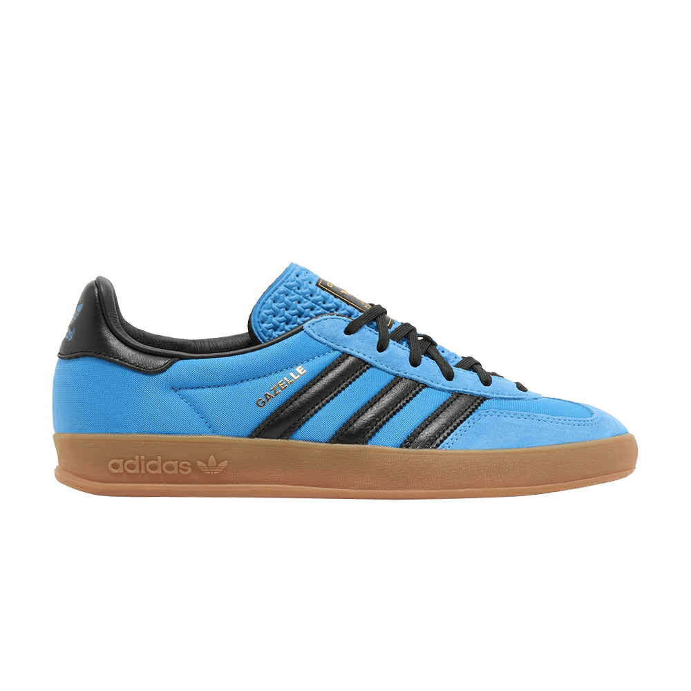 アディダス ガゼル 青味 青み 中核グループ 黒いこと 黒いこと \u0027BRIGHT GUM\u0027 スニーカー メンズ ADIDAS GAZELLE INDOOR BLUE / BRIGHT BLUE CORE BLACK GUM