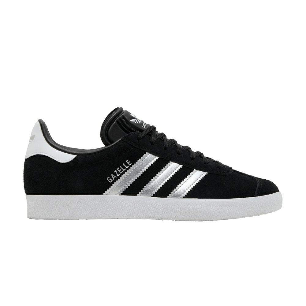 アディダス ガゼル 銀色 シルバー コア 黒色 ブラック 'BLACK METALLIC' スニーカー レディース ADIDAS WMNS GAZELLE SILVER / CORE BLACK SILVER METALLIC CLOUD|スニケス