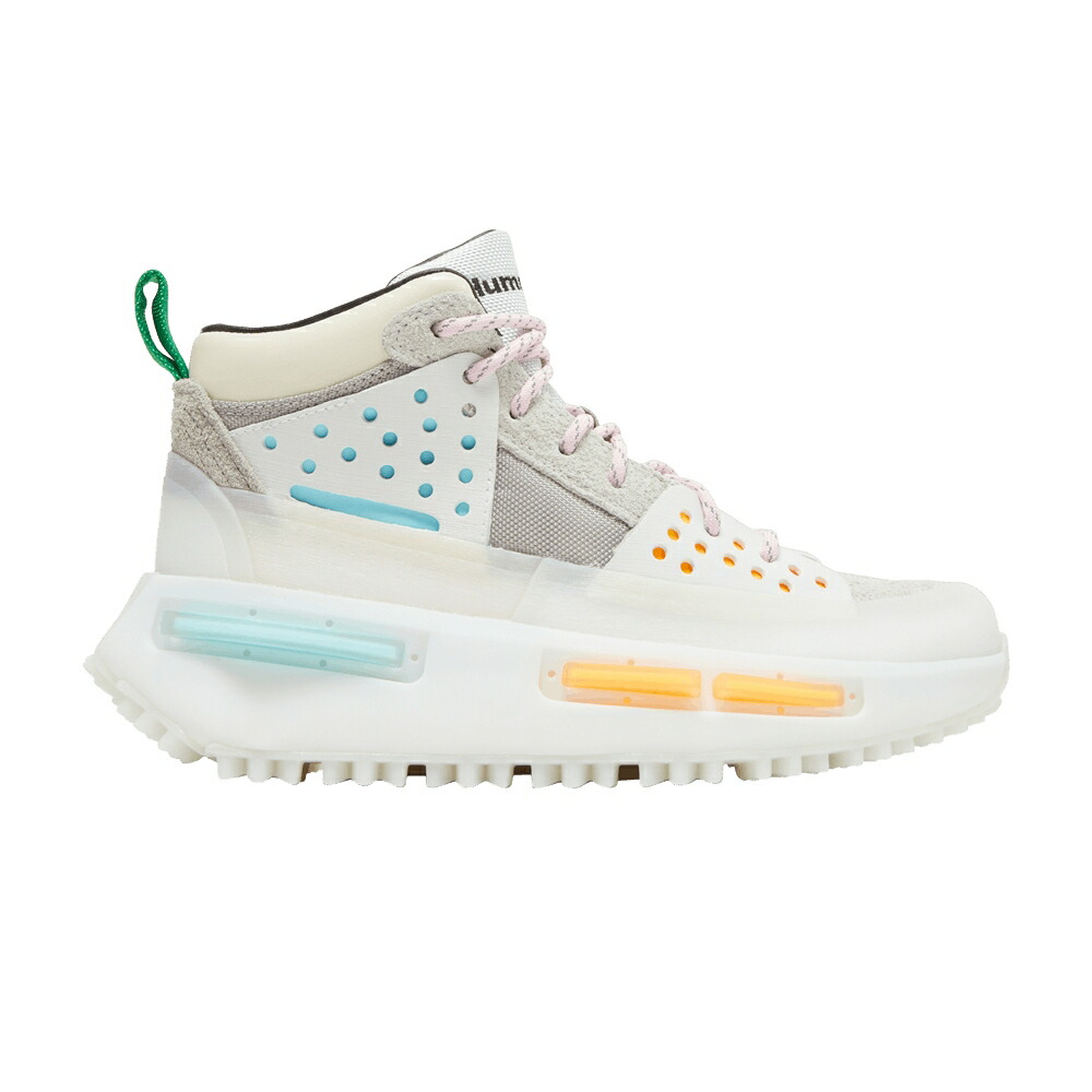 アディダス コア 白色 ホワイト クリーム NMD_S1 CORE WHITE スニーカー メンズ ADIDAS PHARRELL X HU RYAT / CORE WHITE CREAM WHITE CLEAR