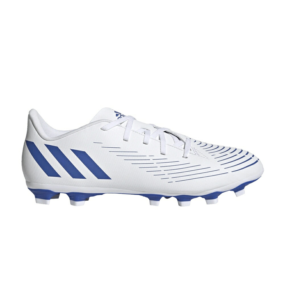 アディダス プレデター 白色 ホワイト 青色 ブルー EDGE.4 WHITE BLUE スニーカー メンズ ADIDAS PREDATOR FG HI-RES / CLOUD WHITE HI RES BLUE CLOUD