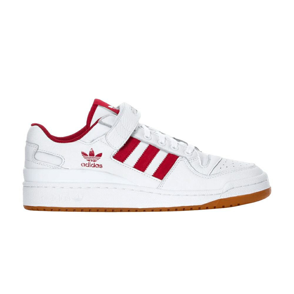 アディダス フォーラム パワー 白色 ホワイト 赤 レッド WHITE RED スニーカー メンズ ADIDAS FORUM LOW POWER / FOOTWEAR WHITE POWER RED GUM