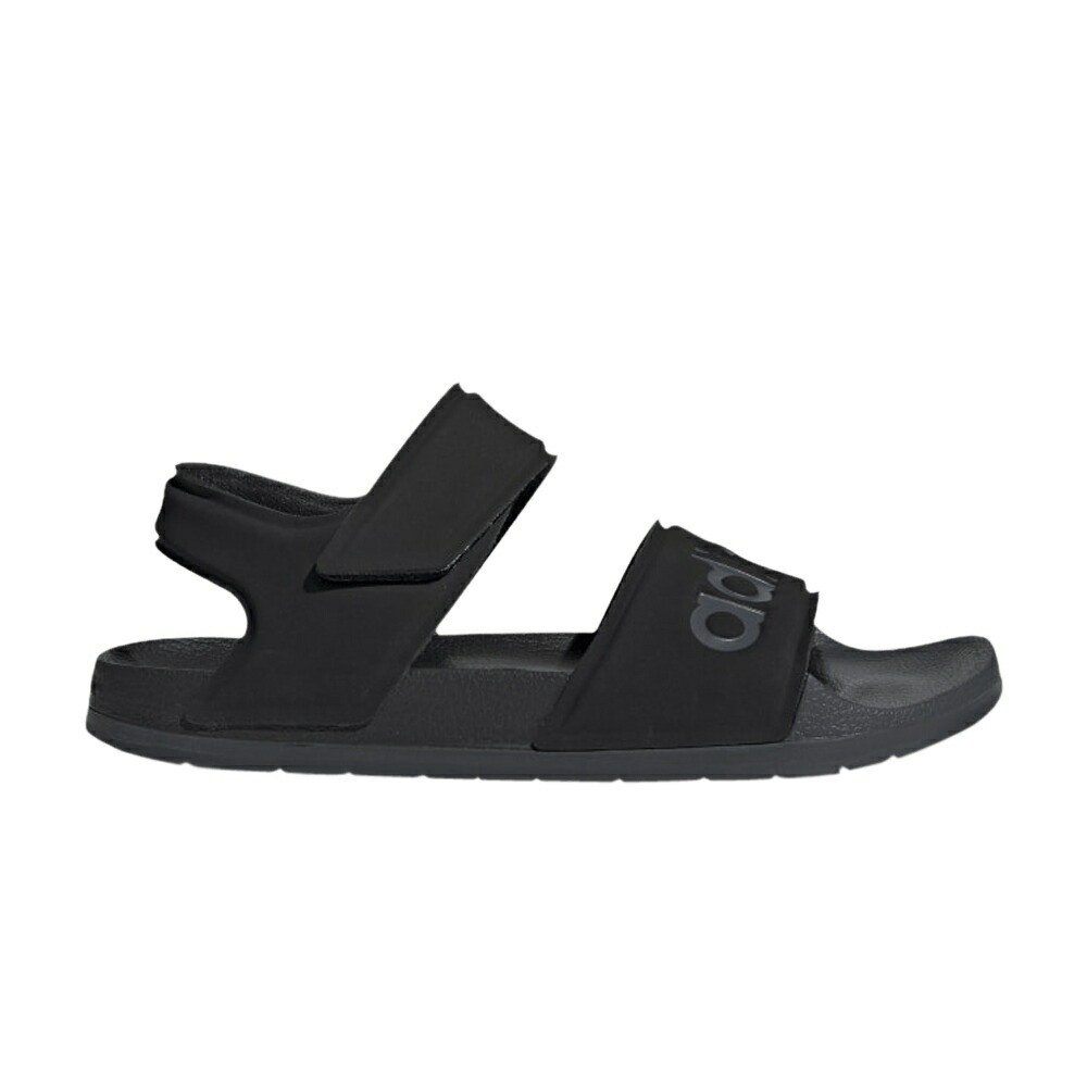 アディダス アディレッタ コア 黒色 ブラック 灰色 グレー BLACK スニーカー メンズ ADIDAS ADILETTE SANDAL / CORE BLACK GREY SIX CORE BLACK