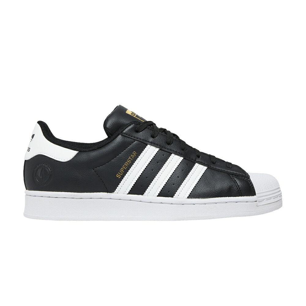 アディダス スーパースター コア 黒色 ブラック 白色 ホワイト ゴールド 'CORE BLACK' スニーカー メンズ ADIDAS SUPERSTAR VEGAN / CORE BLACK CLOUD WHITE GOLD