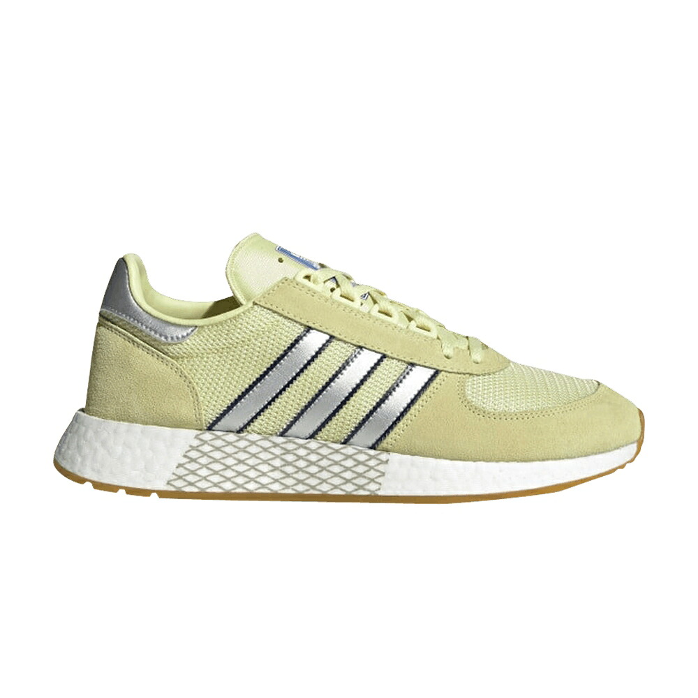 アディダス テック 黄色 イエロー 銀色 シルバー 'EASY YELLOW' スニーカー メンズ ADIDAS MARATHON TECH / EASY YELLOW SILVER METALLIC DARK