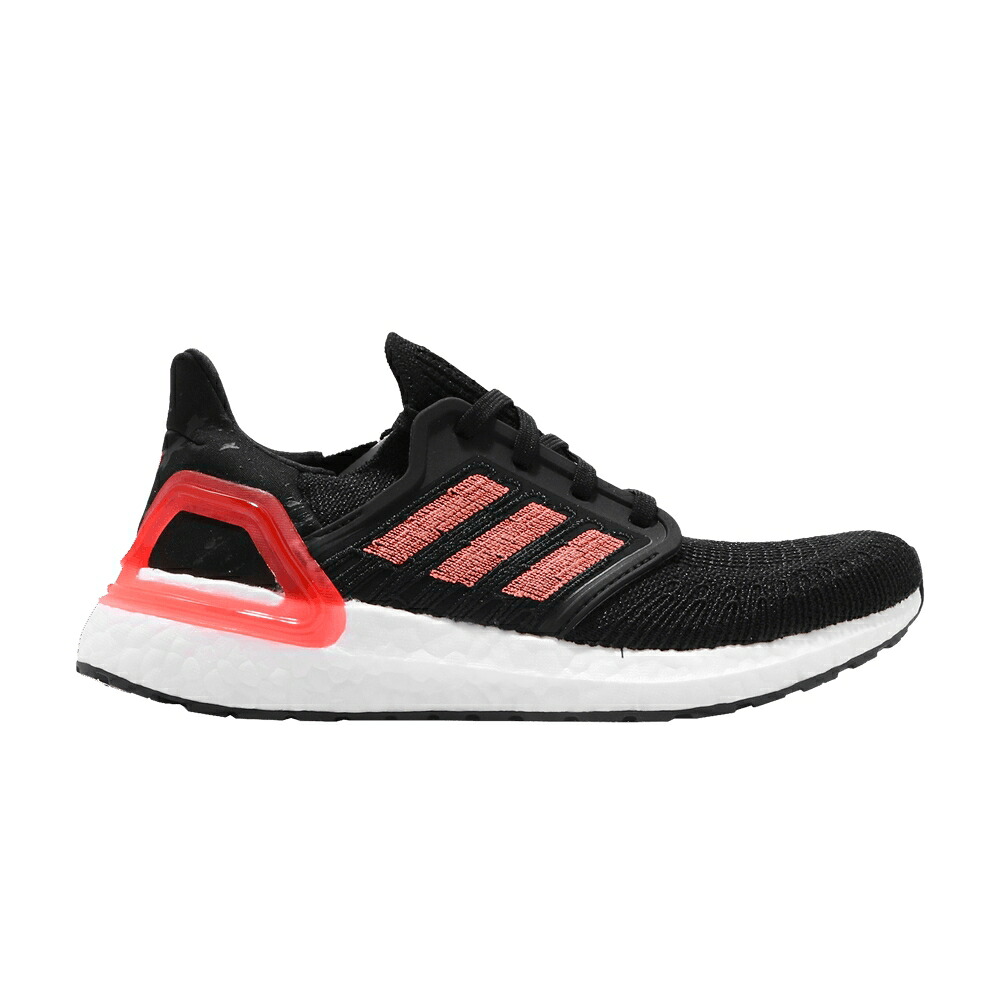 アディダス コア 黒色 ブラック 'SIGNAL CORAL' スニーカー レディース ADIDAS WMNS ULTRABOOST 20 / CORE BLACK SIGNAL CORAL CLOUD|スニケス
