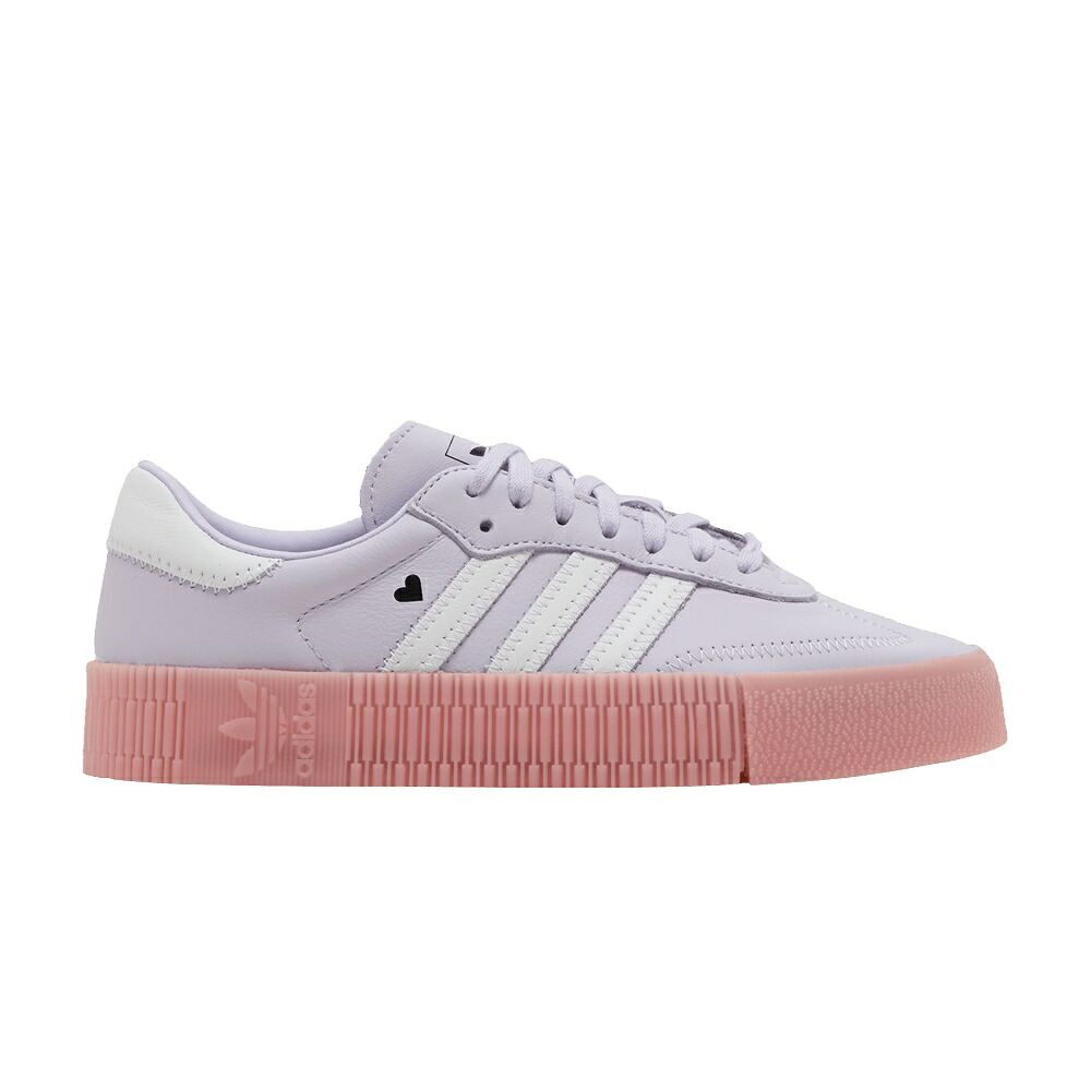 アディダス 紫 パープル 白色 ホワイト 'VALENTINE'S DAY' スニーカー レディース ADIDAS WMNS SAMBAROSE / PURPLE TINT FOOTWEAR WHITE GLORY
