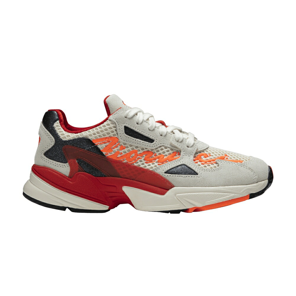 アディダス 白色 ホワイト 赤 レッド 橙 オレンジ 'OFF WHITE' スニーカー レディース ADIDAS FIORUCCI X WMNS / OFF WHITE RED SOLAR ORANGE