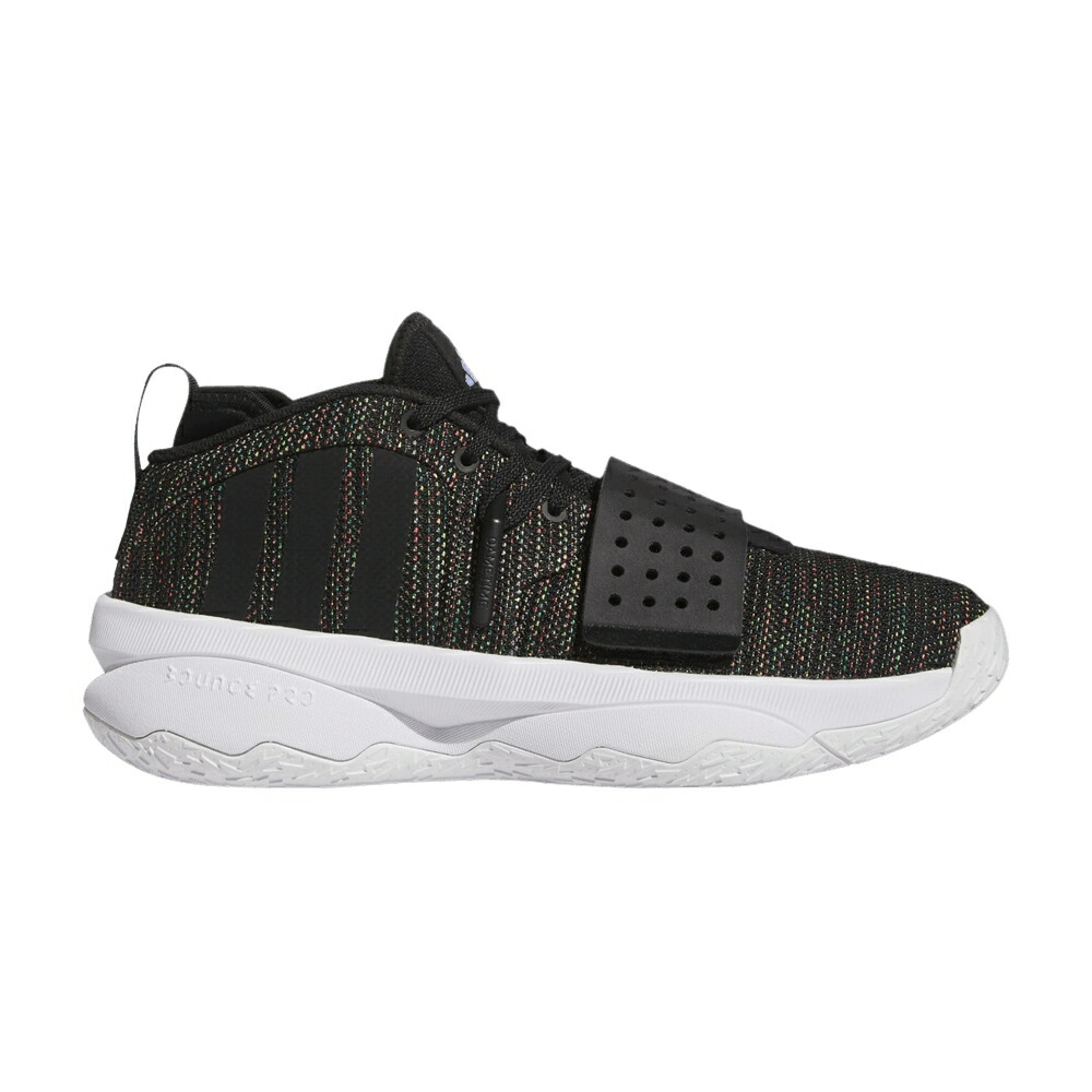 アディダス 灰色 グレー コア 黒色 ブラック BLACK MULTICOLOR スニーカー メンズ ADIDAS DAME 8 EXTPLY MULTI-COLOR / GREY THREE CORE BLACK CLOUD
