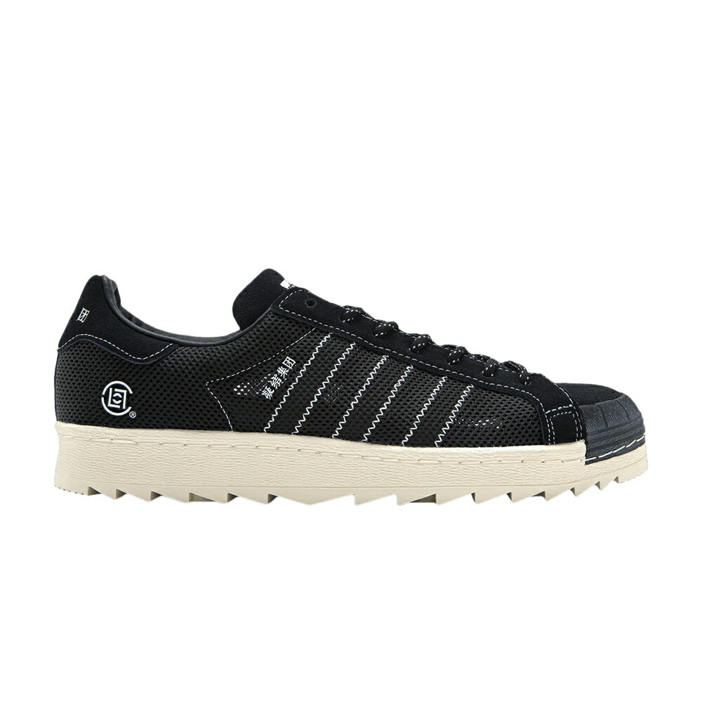アディダス クロット スーパースター コア 黒色 ブラック BLACK スニーカー メンズ ADIDAS CLOT X NEIGHBORHOOD SUPERSTAR / CORE BLACK CORE BLACK WONDER