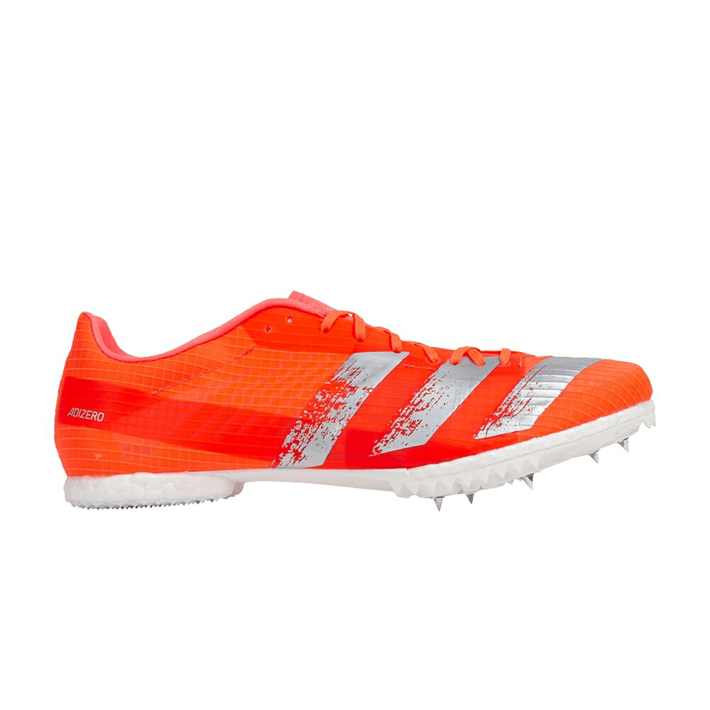 アディダス アディゼロ 銀色 シルバー 'SIGNAL CORAL' スニーカー メンズ ADIDAS ADIZERO MD / SIGNAL CORAL SILVER METALLIC|スニケス