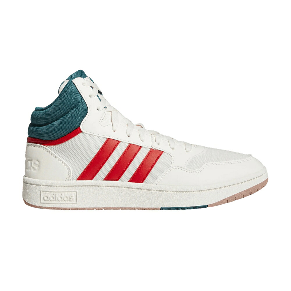 アディダス ミッド 白色 ホワイト 赤 レッド レガシー 3.0 'WHITE RED' スニーカー メンズ ADIDAS HOOPS MID VIVID / CLOUD WHITE VIVID RED LEGACY|スニケス
