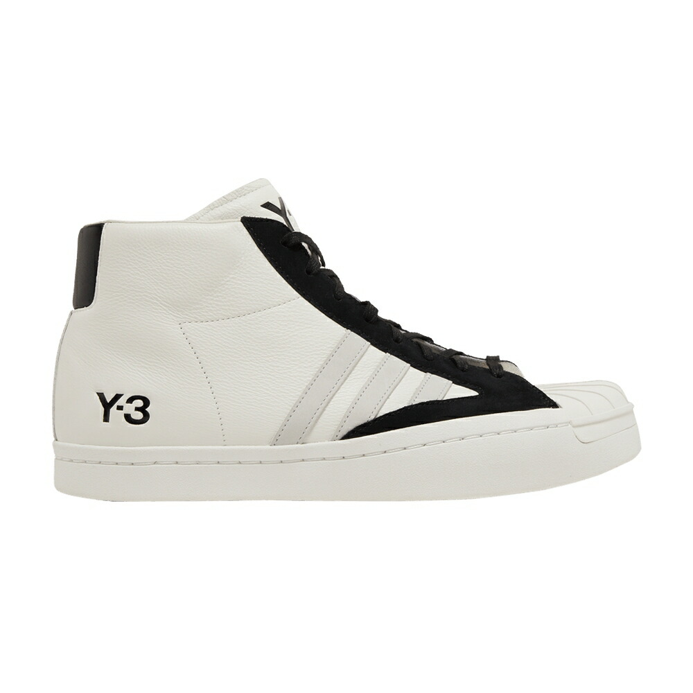 アディダス プロ クリーム 白色 ホワイト 灰色 グレー 黒色 ブラック 'CREAM WHITE' スニーカー メンズ ADIDAS Y-3 YOHJI PRO / CREAM WHITE GREY ONE BLACK