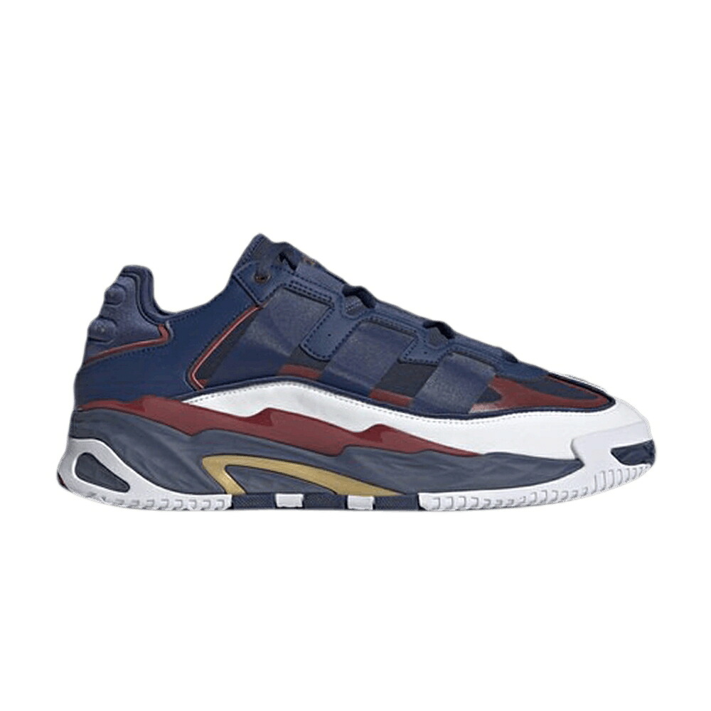 アディダス 藍色 インディゴ レガシー テック 赤 赤いこと \u0027TECH RED\u0027 スニーカー メンズ ADIDAS NITEBALL INDIGO LEGACY / TECH INDIGO LEGACY RED ACID MINT