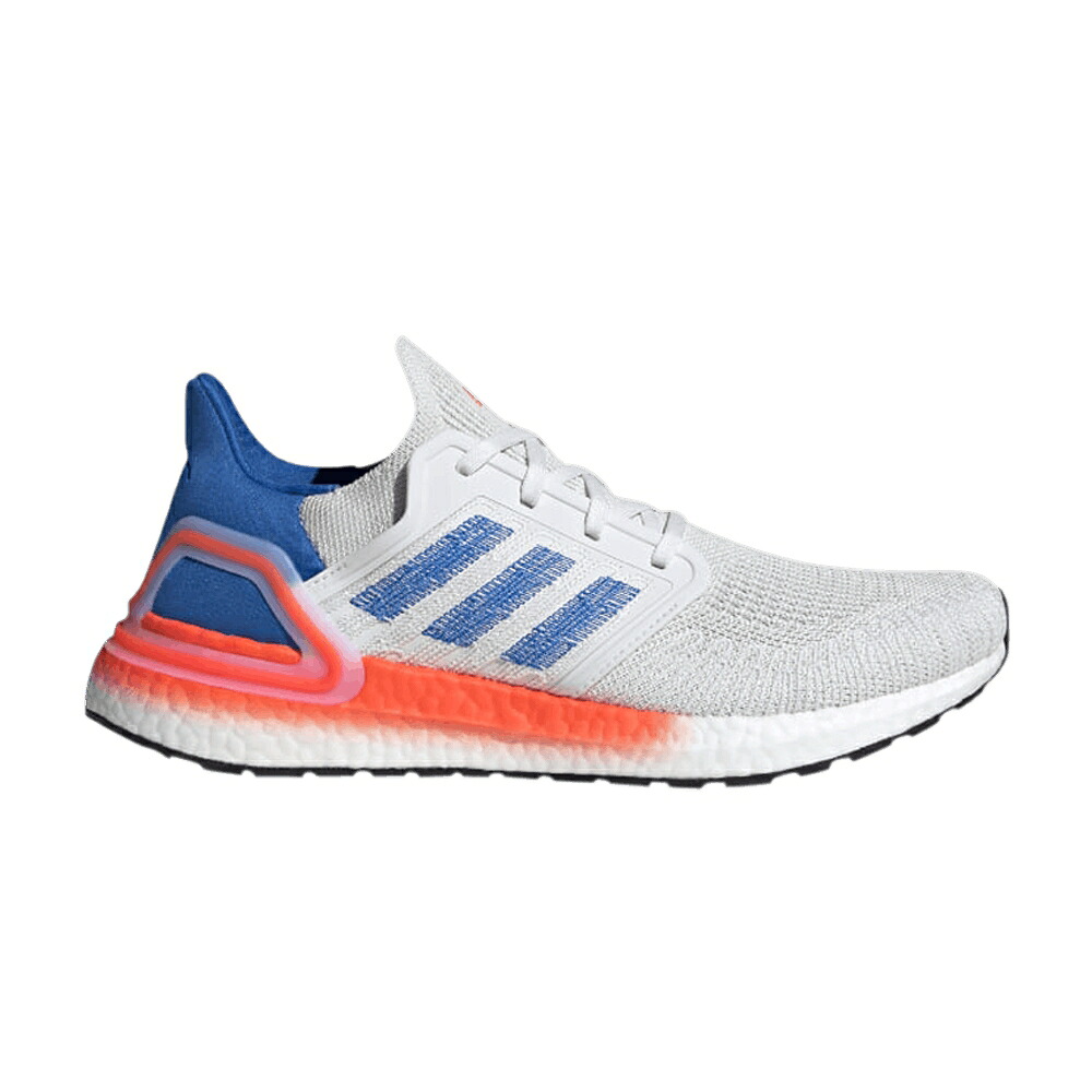 アディダス 白いこと 白いこと 青み 青色 \u0027USA\u0027 スニーカー メンズ ADIDAS ULTRABOOST 20 / CRYSTAL WHITE GLORY BLUE SOLAR