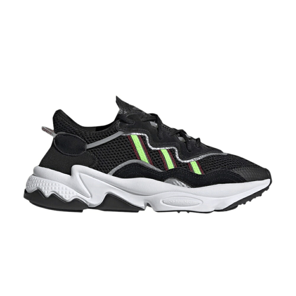 アディダス コア 黒色 ブラック 緑 グリーン 'BLACK GREEN' スニーカー メンズ ADIDAS OZWEEGO J SOLAR / CORE BLACK SOLAR GREEN ONIX
