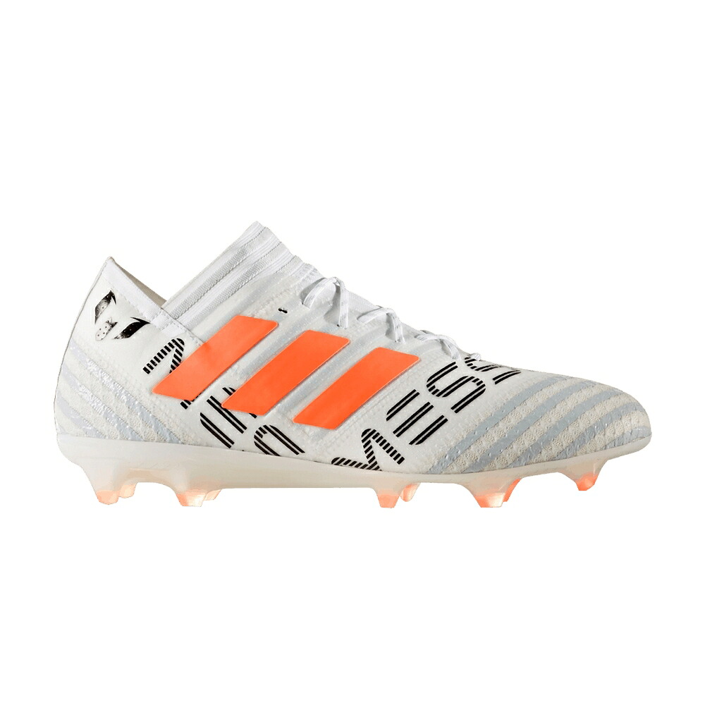 アディダス ネメシス 白色 ホワイト 橙 オレンジ 灰色 グレー 17.1 \'WHITE ORANGE\' スニーカー メンズ ADIDAS NEMEZIZ MESSI FG SOLAR / WHITE SOLAR ORANGE CLEAR GREY|スニケス