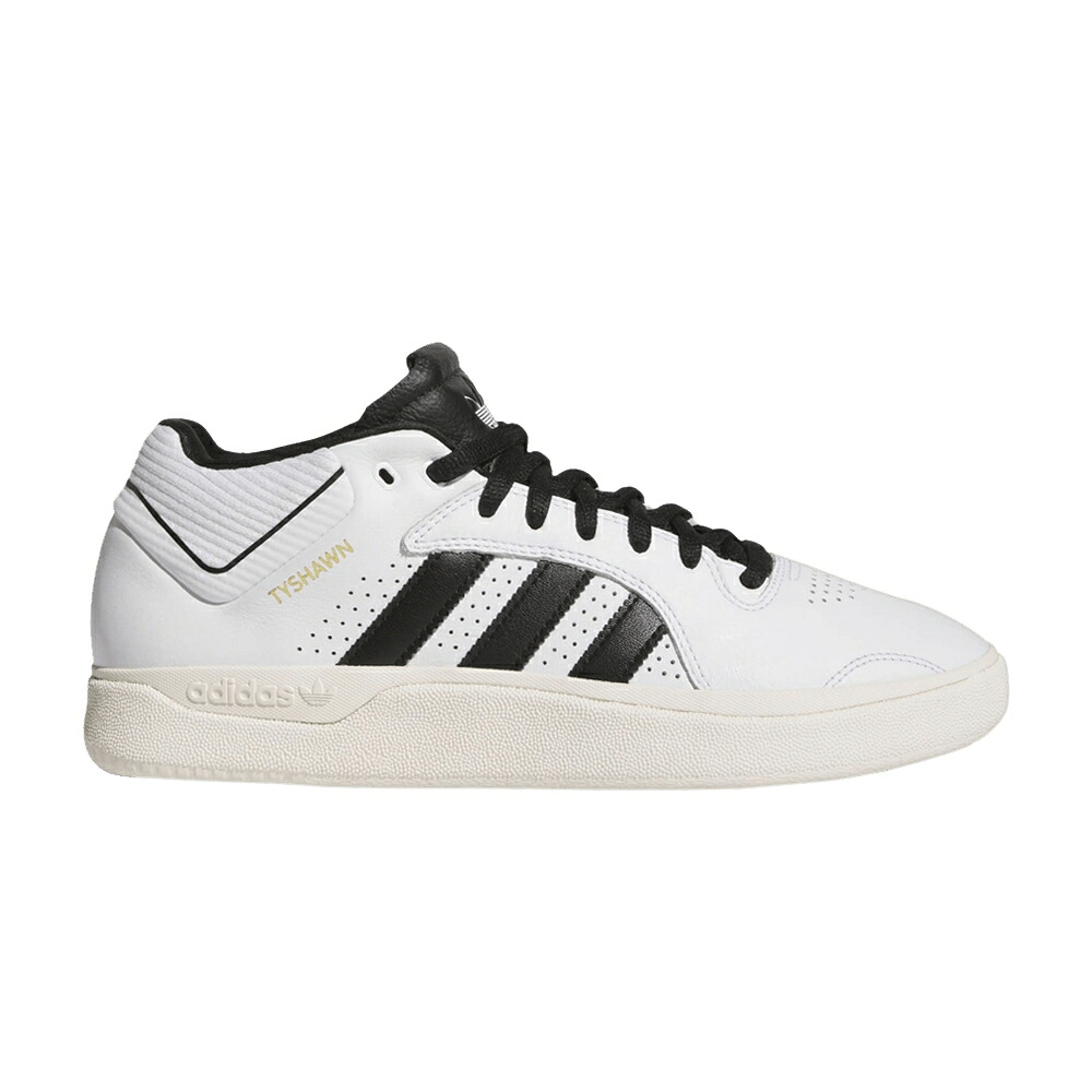 アディダス ミッド 白色 ホワイト コア 黒色 ブラック 'WHITE BLACK' スニーカー メンズ ADIDAS TYSHAWN MID / CLOUD WHITE CORE BLACK CLOUD｜スニケス
