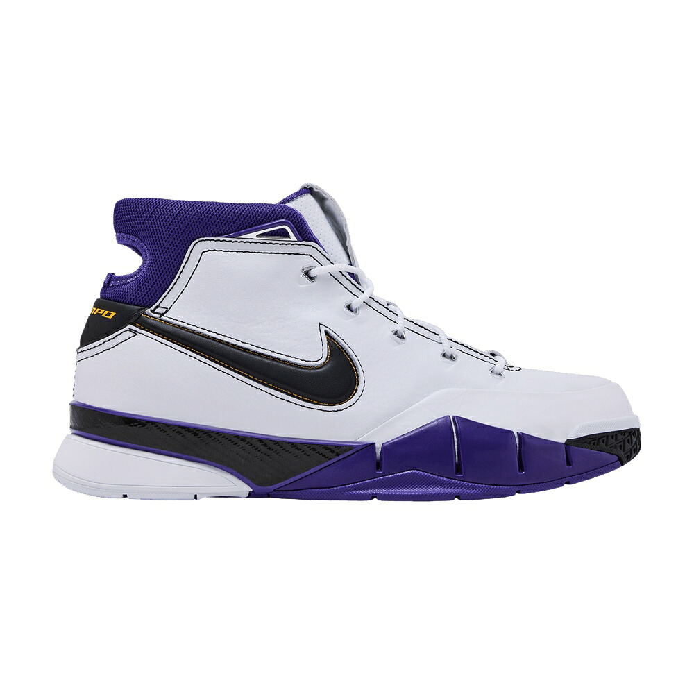 ナイキ ズーム コービー プロトロ 白色 ホワイト 黒色 ブラック コート 紫 パープル '81 POINTS' スニーカー メンズ NIKE ZOOM KOBE 1 PROTRO 2026 / WHITE BLACK COURT PURPLE|スニケス