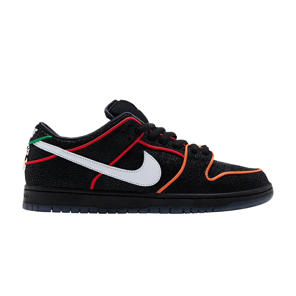 ナイキ スケート ダンク エスビー 黒色 ブラック 白色 ホワイト 赤 レッド ダンクロー 'MEL & KAVA' スニーカー メンズ NIKE BRONX GIRLS SKATE X DUNK LOW SB / BLACK WHITE CHALLENGE RED TOTAL