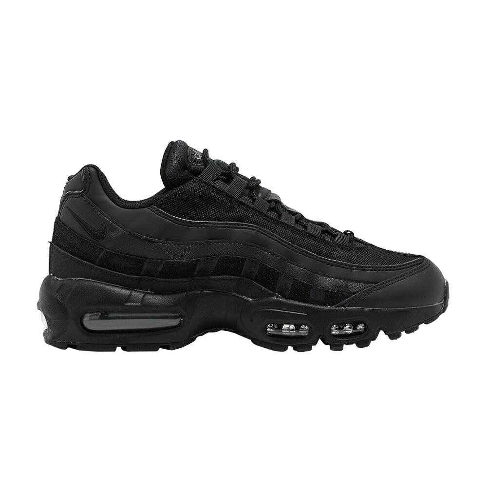 ナイキ マックス 黒いこと 黒いこと 薄墨色 薄墨色 エア湖マックス \u0027TRIPLE BLACK\u0027 スニーカー メンズ NIKE AIR MAX 95 ESSENTIAL / BLACK DARK GREY BLACK