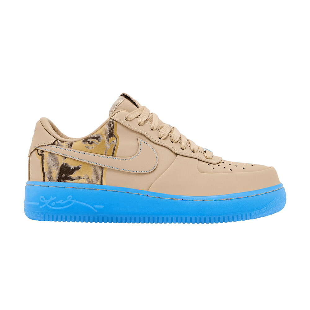 ナイキ コービー ブライアント 青味 青み 空軍 \u0027LINEN\u0027 スニーカー メンズ NIKE KOBE BRYANT X AIR FORCE 1 LOW / LINEN UNIVERSITY BLUE