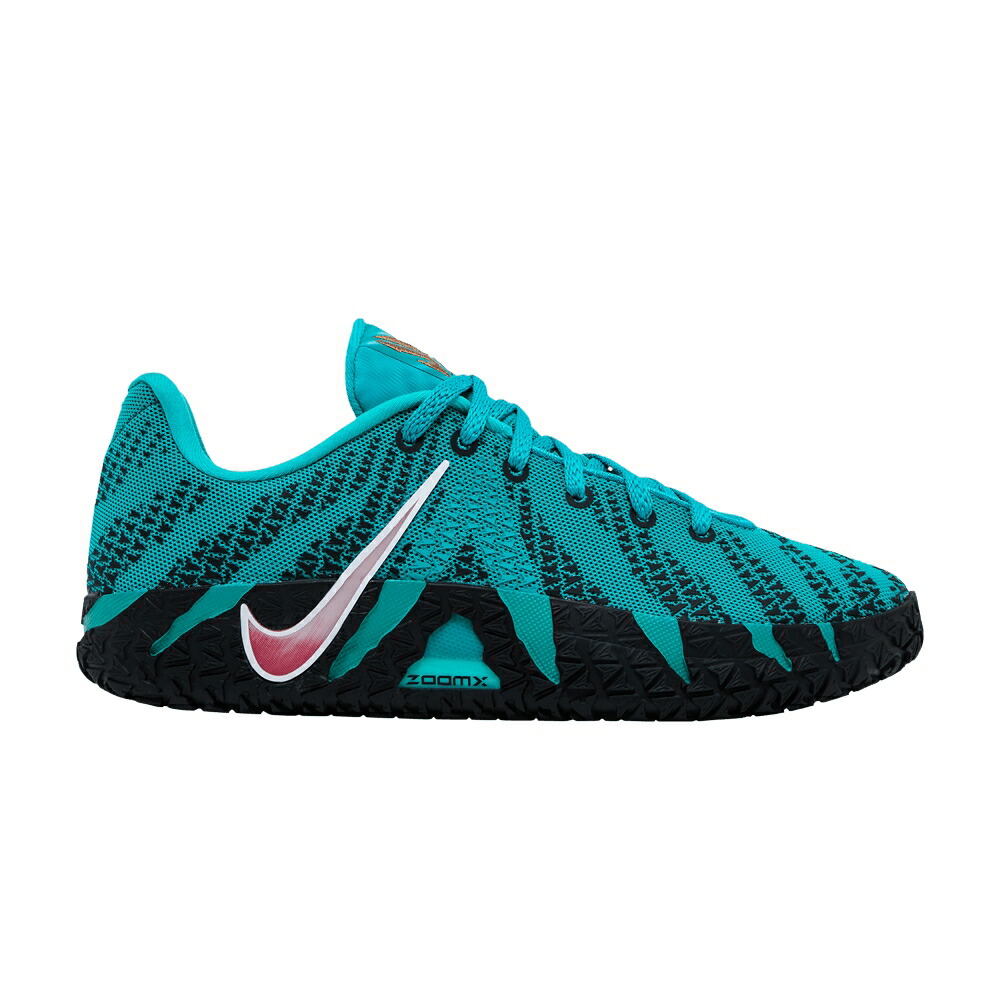 ナイキ ターボ 緑 グリーン 黒色 ブラック 赤 レッド 'SCRATCH 3.0' ジュニア キッズ NIKE JA 3 GS / TURBO GREEN BLACK UNIVERSITY RED ベビー マタニティ スニーカー｜スニケス