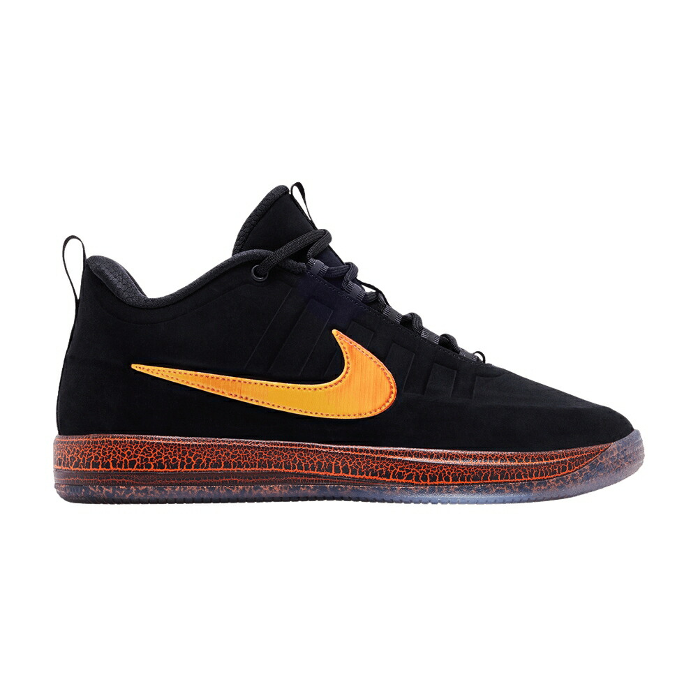 ナイキ 黒色 ブラック 橙 オレンジ RISING スニーカー メンズ NIKE BOOK 2 / BLACK MULTI COLOR SAFETY ORANGE