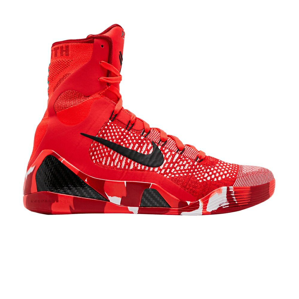 ナイキ コービー エリート プロトロ クリムゾン 黒色 ブラック 白色 ホワイト CHRISTMAS スニーカー メンズ NIKE KOBE 9 ELITE PROTRO 2024 / BRIGHT CRIMSON BLACK WHITE