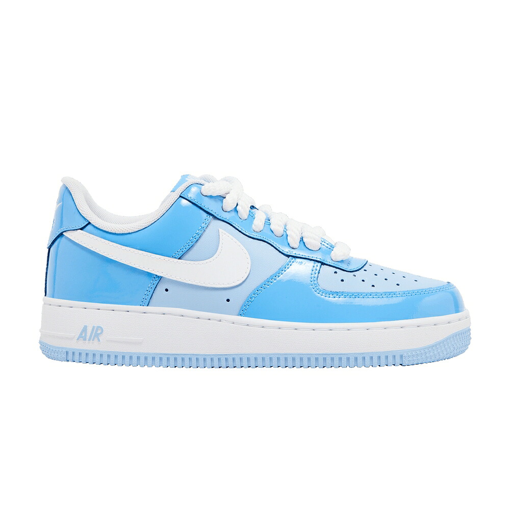 ナイキ 青色 ブルー エアフォース '07 'PSYCHIC PATENT' スニーカー メンズ NIKE AIR FORCE 1 LV8 BLUE / PSYCHIC BLUE UNIVERSITY BLUE