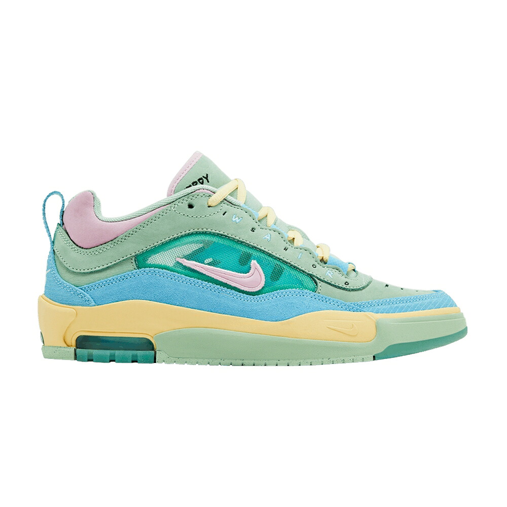 ナイキ マックス エスビー 青味 青み サクラ色 エア湖マックス \u0027VISTY\u0027 スニーカー メンズ NIKE VERDY X AIR MAX ISHOD WAIR SB / BLUE GAZE LIGHT ARCTIC PINK