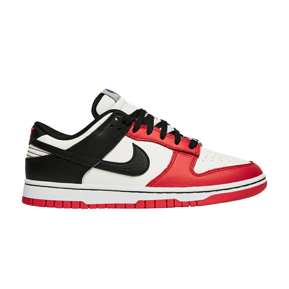 ナイキ ダンク 黒色 ブラック 赤 レッド ダンクロー '75TH BULLS' スニーカー メンズ NIKE NBA X DUNK LOW EMB ANNIVERSARY - / SAIL BLACK BLACK CHILE RED|スニケス