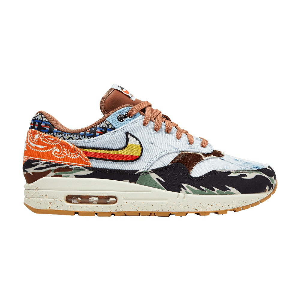 ナイキ マックス ワイルド 紫 相撲取り草 エア湖マックス \u0027HEAVY\u0027 スニーカー メンズ NIKE CONCEPTS X AIR MAX 1 SP / MULTI COLOR WILD VIOLET MULTI