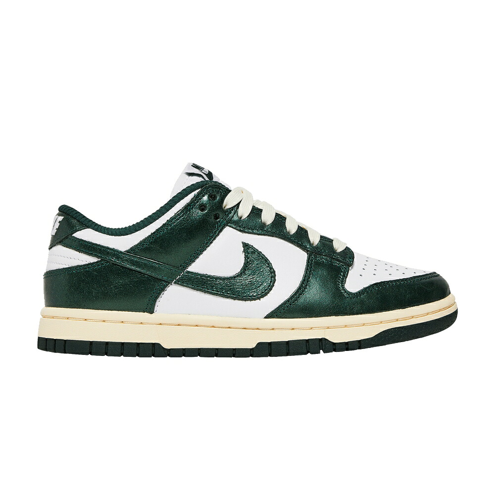 ナイキ ダンク 白色 ホワイト プロ 緑 グリーン ダンクロー 'VINTAGE GREEN' スニーカー レディース NIKE WMNS DUNK LOW / WHITE PRO GREEN COCONUT MILK｜スニケス