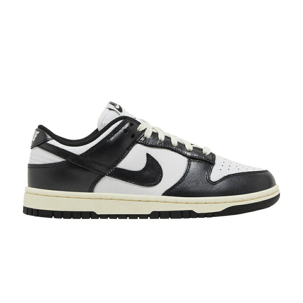 ナイキ ダンク 白いこと 白いこと 黒いこと 黒いこと ダンクロー \u0027VINTAGE PANDA\u0027 スニーカー レディース NIKE WMNS DUNK LOW / WHITE BLACK COCONUT MILK