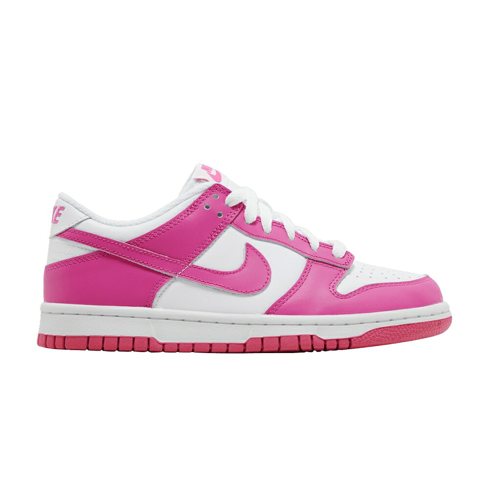 ナイキ ダンク 白いこと 白いこと レーザ ダンクロー \u0027LASER FUCHSIA\u0027 御坊っちゃん キッズ NIKE DUNK LOW GS / WHITE LASER FUCHSIA もの言う花 マタニティ スニーカー