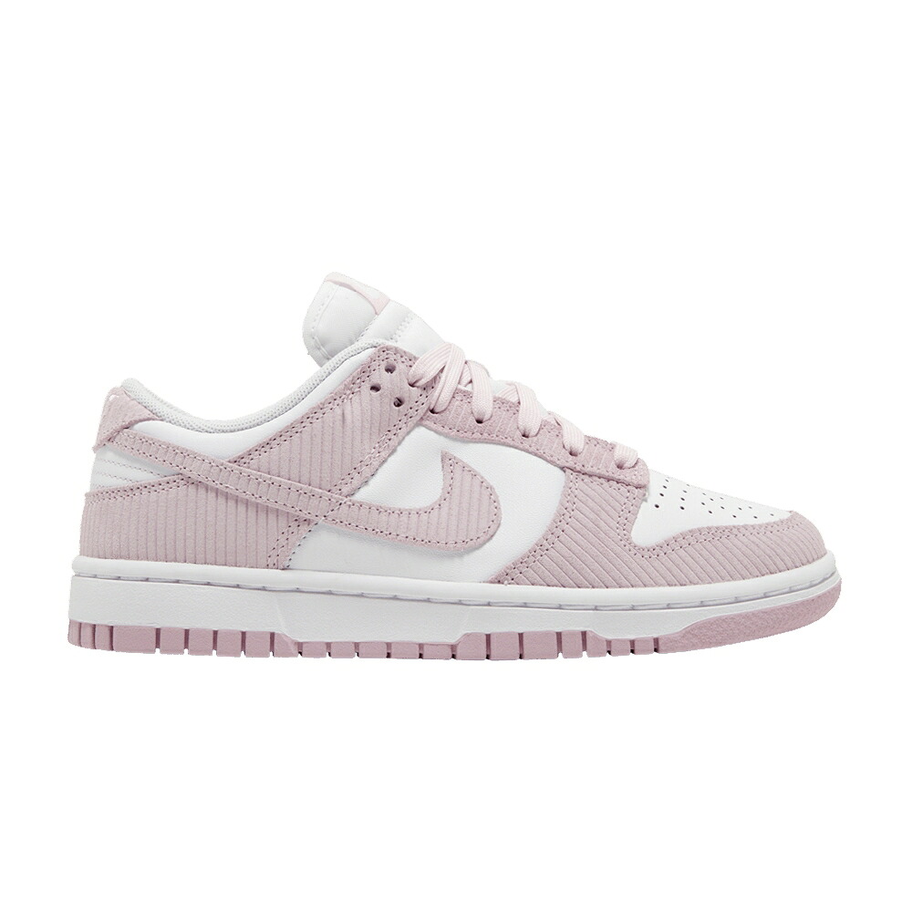 ナイキ ダンク 白いこと 白いこと サクラ色 ダンクロー \u0027PINK CORDUROY\u0027 スニーカー レディース NIKE WMNS DUNK LOW / WHITE PINK FOAM スニーカー-レディース靴