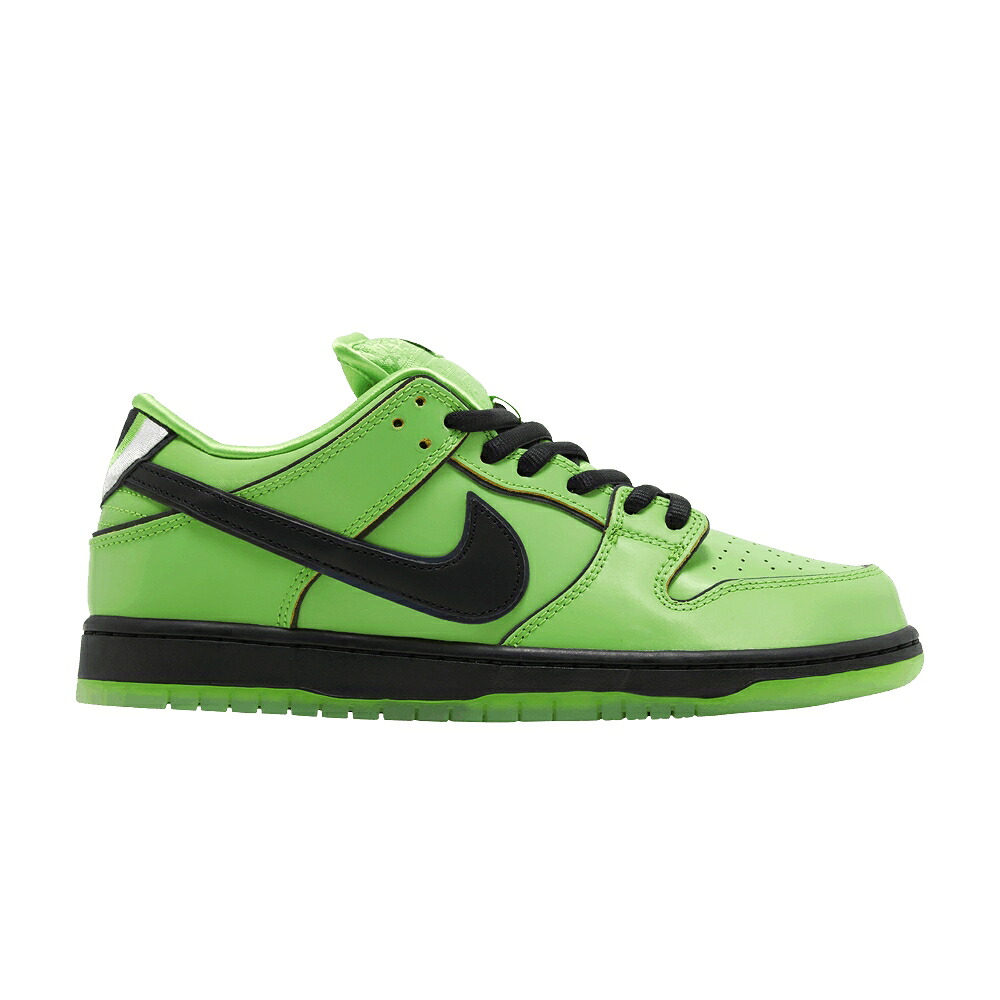 ナイキ ダンク プロ エスビー 緑 グリーン 黒色 ブラック ピンク ダンクロー 'BUTTERCUP' スニーカー メンズ NIKE THE POWERPUFF GIRLS X DUNK LOW PRO SB QS / MEAN GREEN BLACK LOTUS PINK