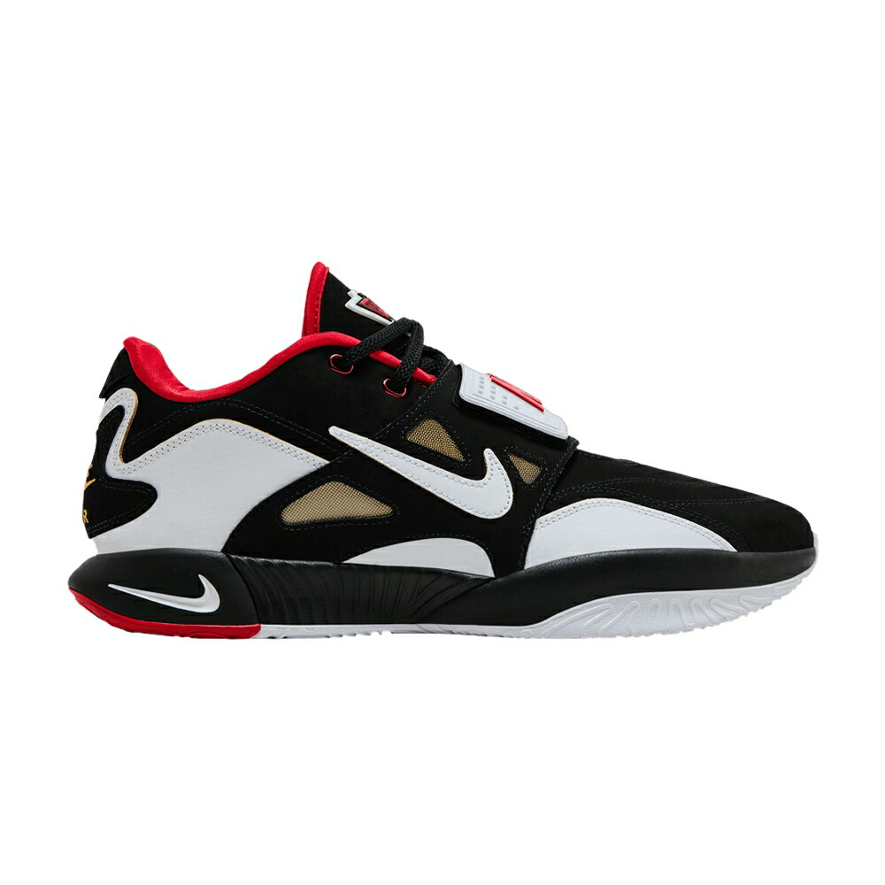 ナイキ レブロン 黒色 ブラック 白色 ホワイト ファイア 赤 レッド PRIME 93 スニーカー メンズ NIKE LEBRON 21 / BLACK WHITE FIRE RED METALLIC