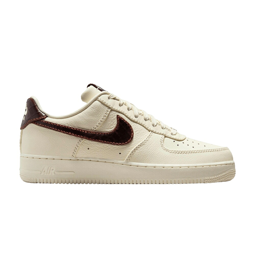 ナイキ パール 茶色 ブラウン 白色 ホワイト エアフォース '07 'SOFT CROC' スニーカー メンズ NIKE AIR FORCE 1 PEARL BROWN / SOFT PEARL WHITE GHOST|スニケス