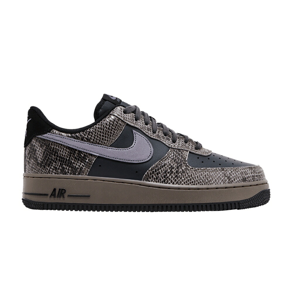 ナイキ カーボン エアフォース '07 'SNAKESKIN NOIR' スニーカー メンズ NIKE AIR FORCE 1 LV8 PACK - OFF / OFF NOIR LIGHT CARBON CAVE STONE