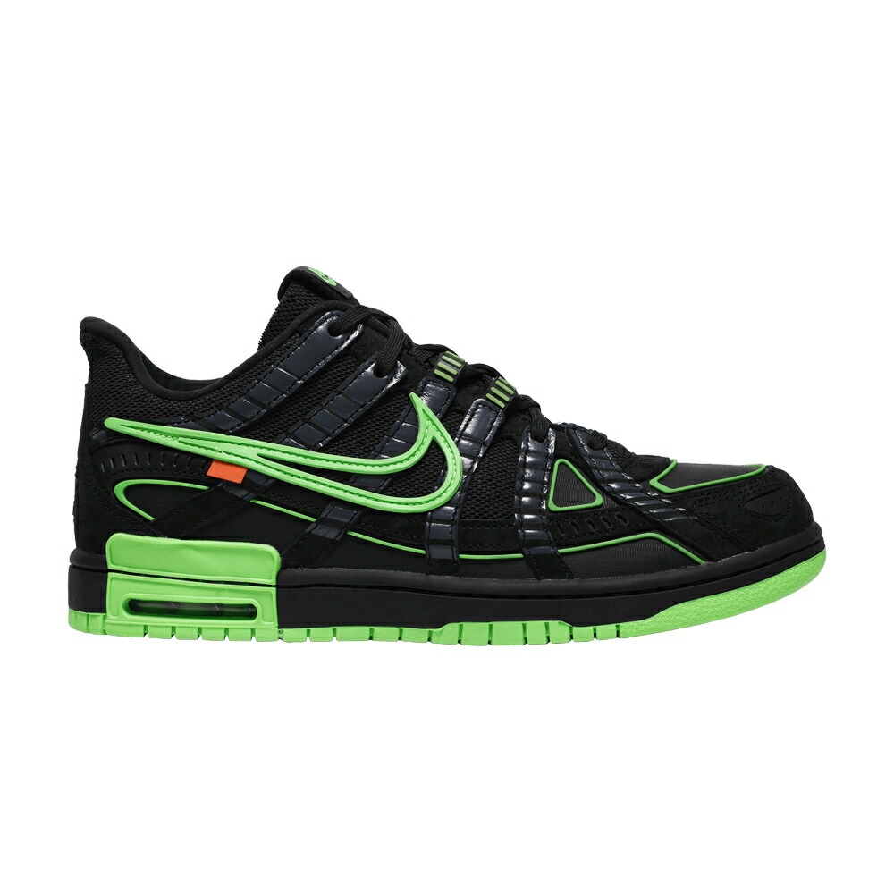 ナイキ オフホワイト ラバー ダンク 黒色 ブラック 白色 ホワイト 緑 グリーン ストライク GREEN STRIKE スニーカー メンズ NIKE OFF-WHITE X AIR RUBBER DUNK / BLACK WHITE GREEN STRIKE