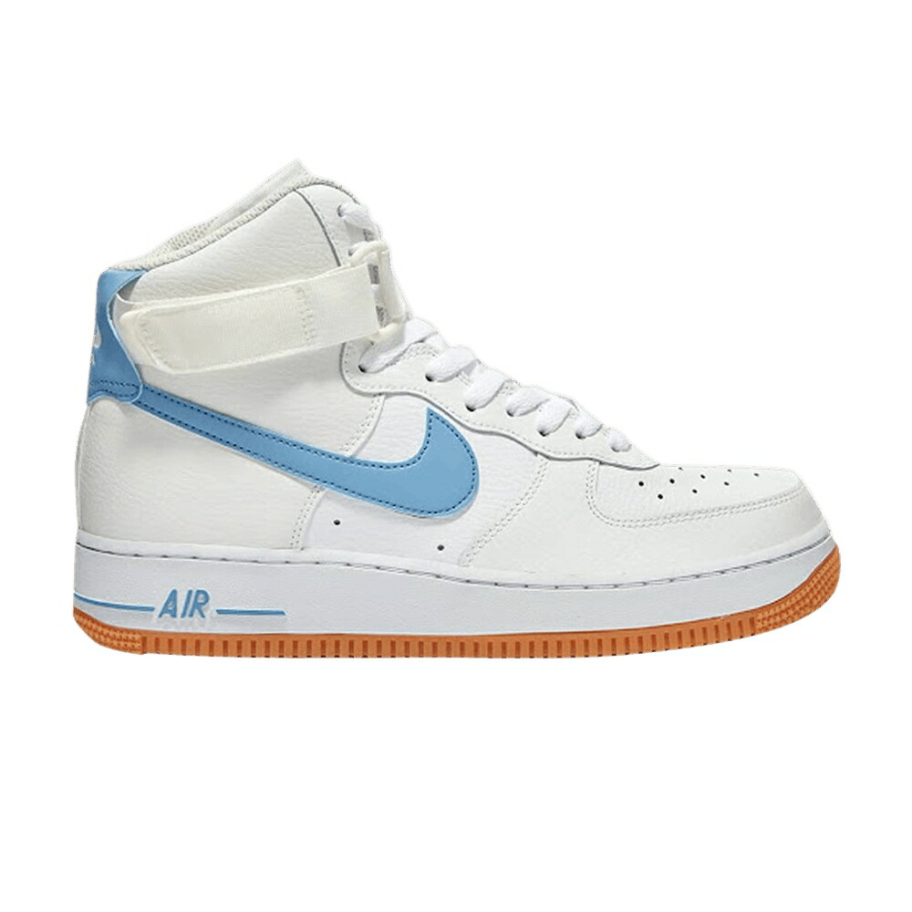 ナイキ ハイ 青色 ブルー 白色 ホワイト エアフォース WHITE GUM スニーカー レディース NIKE WMNS AIR FORCE 1 HIGH LIGHT BLUE / SUMMIT WHITE LIGHT BLUE WHITE