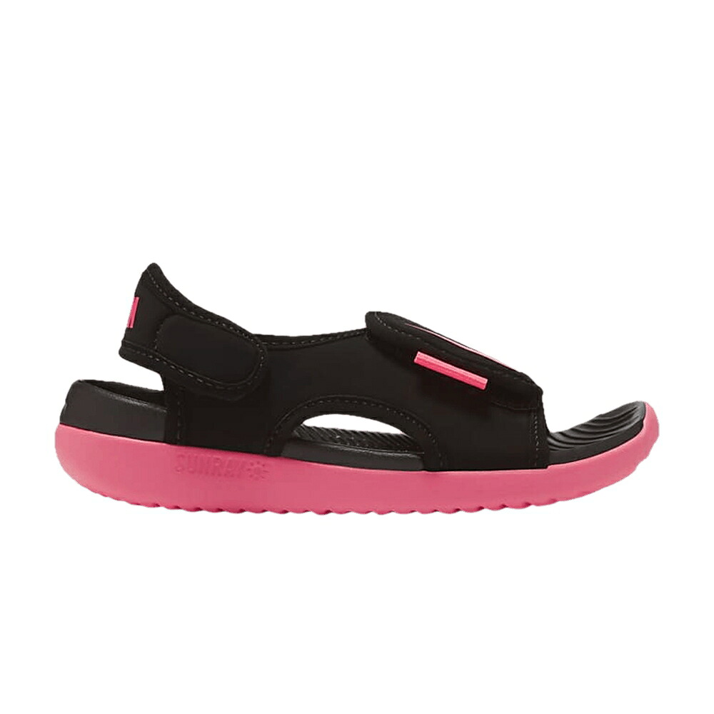 ナイキ 黒色 ブラック ピンク 'BLACK PINK' ジュニア キッズ NIKE SUNRAY ADJUST 5 V2 GS RACER / BLACK RACER PINK ベビー マタニティ スニーカー｜スニケス