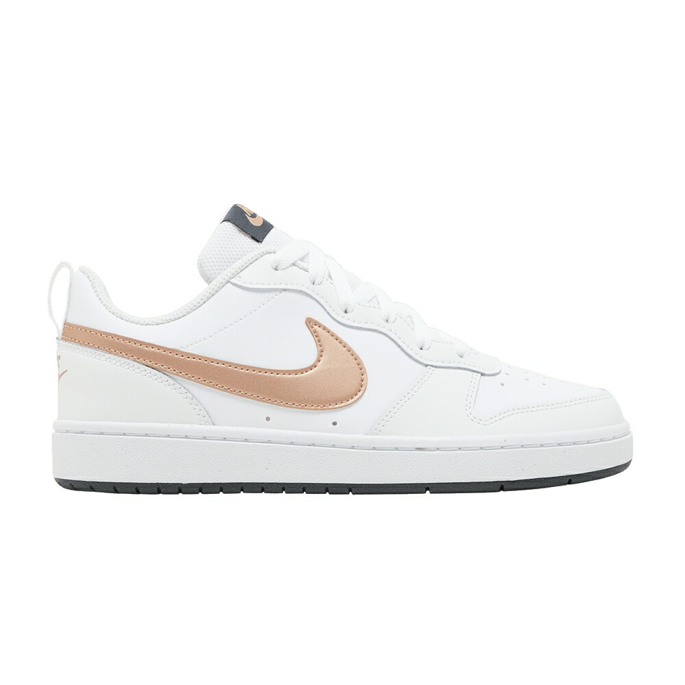ナイキ コート 赤 レッド 白色 ホワイト コートバーロウ WHITE BRONZE ジュニア キッズ NIKE COURT BOROUGH LOW 2 GS METALLIC RED / WHITE SUMMIT WHITE DARK SMOKE ベビー マタニティ スニーカー