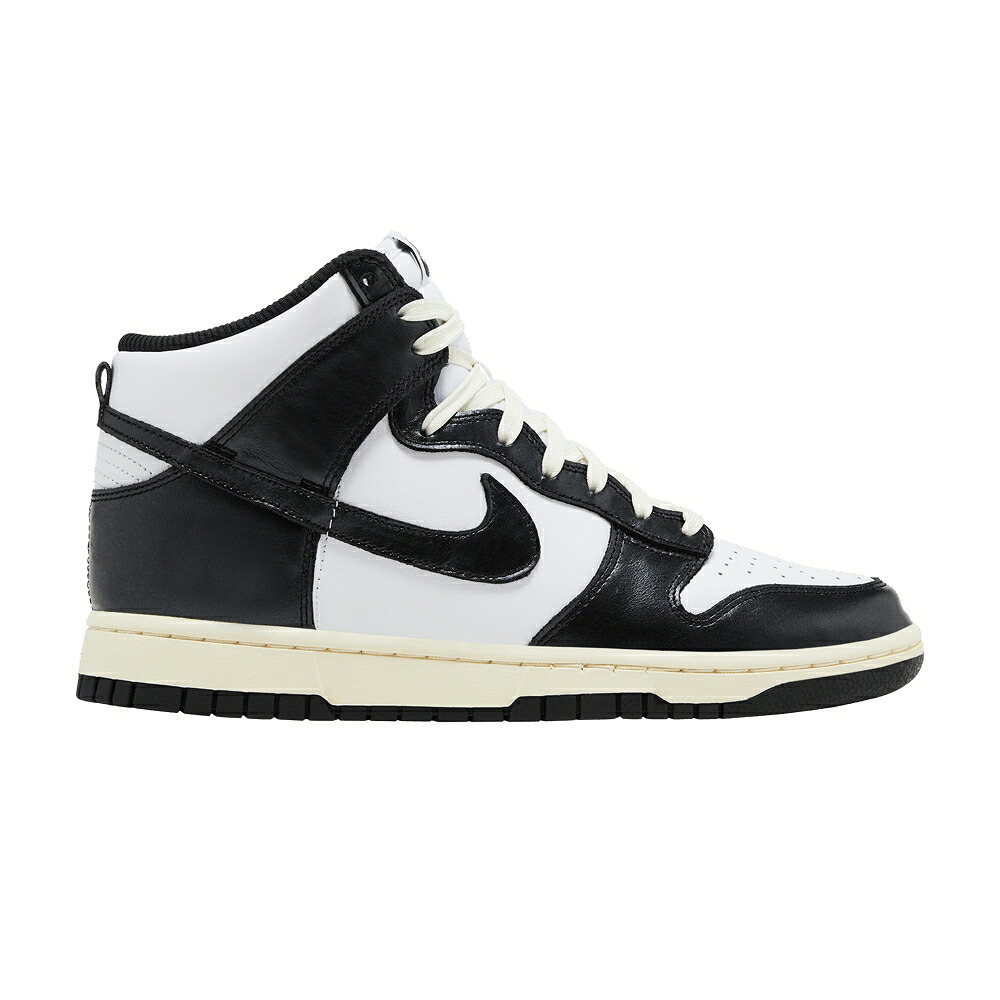 ナイキ ダンク ご機嫌 黒いこと 黒いこと 白いこと 白いこと ダンクハイ \u0027VINTAGE BLACK\u0027 スニーカー レディース NIKE WMNS DUNK HIGH / BLACK WHITE