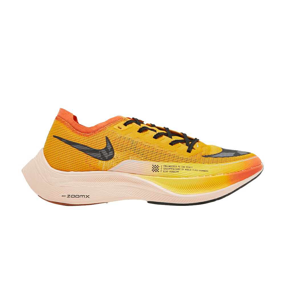 ナイキ 望遠レンズ ゴールド 橙 オレンジ色 NEXT% \u0027EKIDEN PACK\u0027 スニーカー メンズ NIKE ZOOMX VAPORFLY 2 ZOOM / UNIVERSITY GOLD POLLEN ORANGE