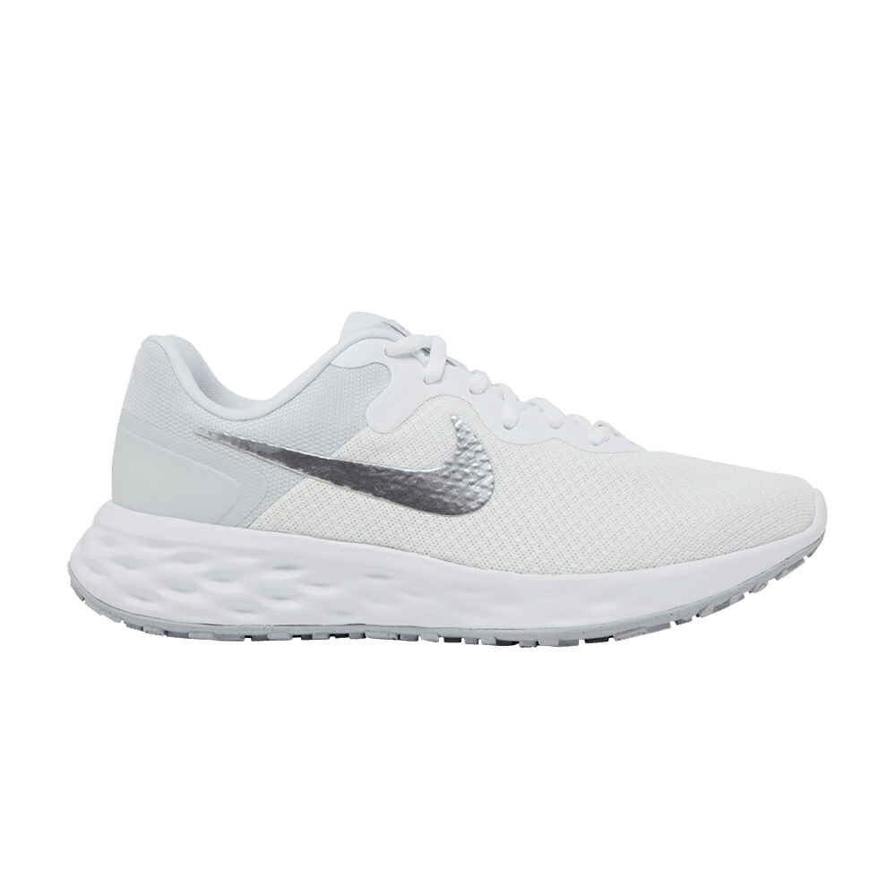 ナイキ レボリューション ピュア 白色 ホワイト プラチナム 'WHITE PLATINUM' スニーカー レディース NIKE WMNS REVOLUTION 6 NEXT NATURE PURE / WHITE PURE PLATINUM METALLIC|スニケス